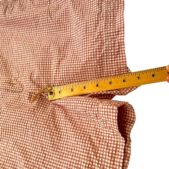 Old Navy Everyday Shorts High Waisted Pink Gingham/Pink Checked-Size 12 - Picture 5 of 9